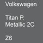 Preview: Volkswagen, Titan P. Metallic 2C, Z6.